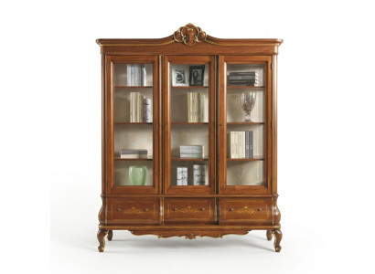 Showcase cabinet bookshelf sideboard classic Italian furniture shelves wood