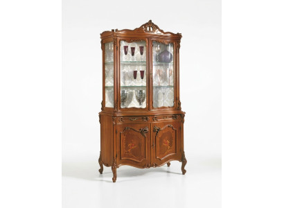 Display cabinet dining room sideboard solid wood cabinets Italian furniture glass cabinet new