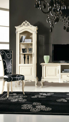 Classic Living Room Wall Set Display Cabinet RTV Sideboard Display Cabinets Wardrobe Cabinets 3-piece Set.