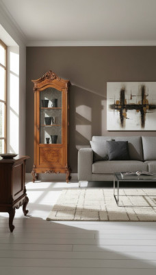 Wooden display cabinet glass cupboard solid wood display cabinet living room furniture sideboard
