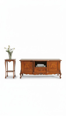 TV sideboard lowboard cabinet RTV living room table wooden furniture + new coffee table