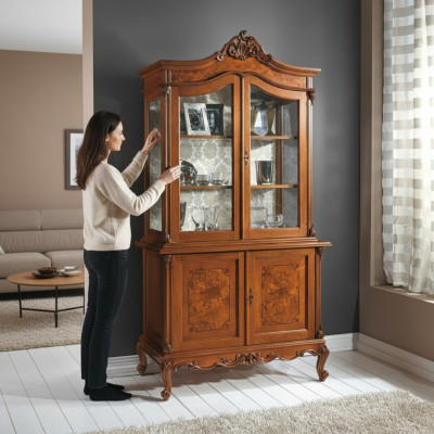 Showcase Italian Luxury Furniture Display Sideboard Cabinet Glass Design Cabinets