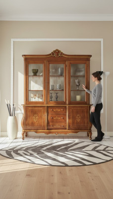 Italian furniture showcase cabinet living room sideboard cabinets showcase xxl big