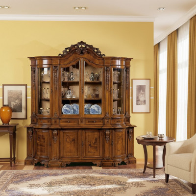 Display cabinets solid wood glass cabinet real wood display case living room furniture sideboard