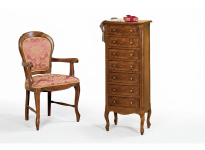 Italian furniture tall cabinet dresser with drawers sideboard wood new