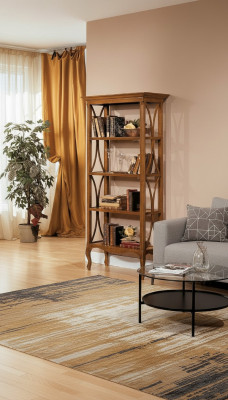 Bookshelf brown display cabinet bookcase display unit bookshelf shelves new