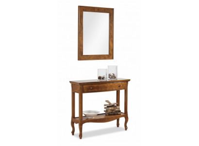 Italian furniture 2-piece set furniture style StileElisa sideboard mirror wood console