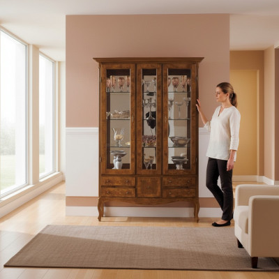 Cabinets Display Cabinets Glass Cabinet Wood Display Cabinet Furniture Italian Sideboard