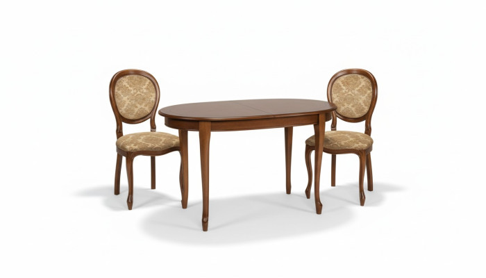 Table Set 2x Chair Dining Chair Chairs Wood Luxury Dining Set 3-piece New