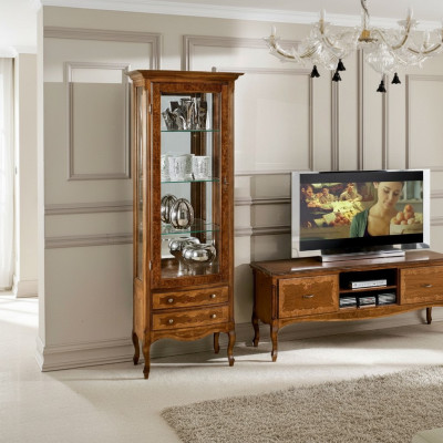 Living room RTV display cabinet wall unit cabinets design TV Art Deco display cabinet set cabinet