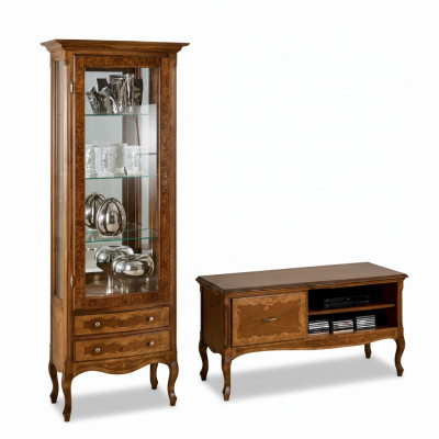 Living room RTV display cabinet wall unit cabinets design TV Art Deco display cabinet set cabinet