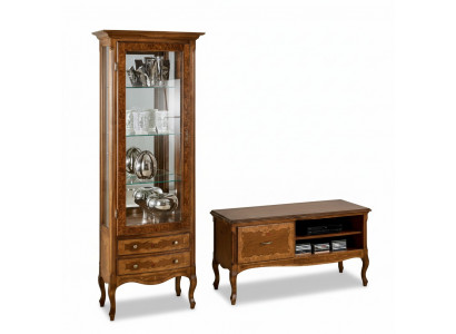 Living room RTV display cabinet wall unit cabinets design TV Art Deco display cabinet set cabinet