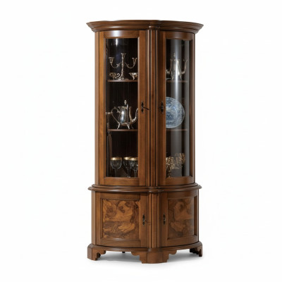 Furniture glass cabinet showcase wood display cases glass cabinet cabinets shelves Italy