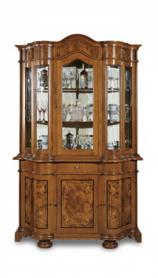Furniture glass cabinet showcase wood display cabinets glass wardrobe cupboards shelves