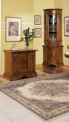 Corner display cabinet, corner cabinet, display case, cabinet, wood, cabinets, Italian furniture, glass, new.