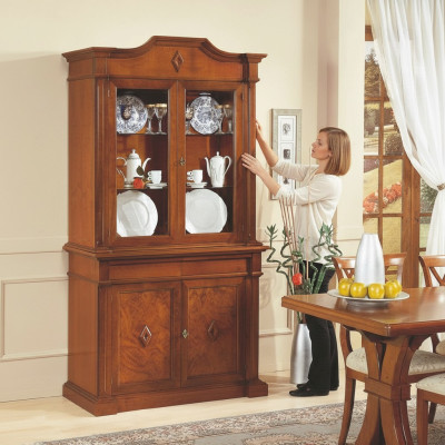 Furniture glass cabinet display case wood showcases glass cabinet cabinets shelves Italy.