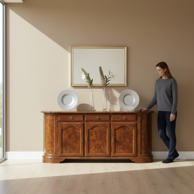 Luxury Chest Cabinet Shelf Furniture Wooden Cabinet Italy Sideboard Dresser Cabinet