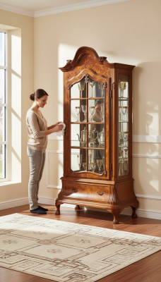 Showcase glass cabinet brown furniture cabinets showcases cabinet Italian furniture new