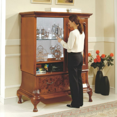 Home bar cabinet living room cabinets bar cabinet showcase Italian furniture wood