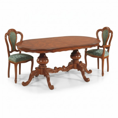 Dining set table 3-piece ensemble dining furniture set dining table 2 x chair set group