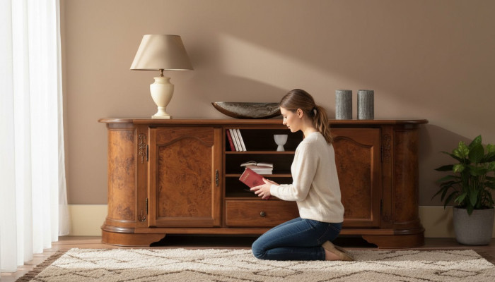 Sideboard with mirror sideboard sideboards wood cabinet furniture dressers brown new