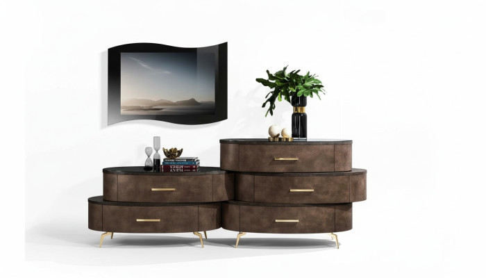 Lowboard RTV TV cabinet table living room dresser sideboard wood modern furniture