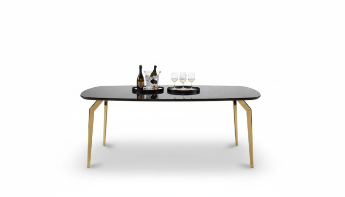 Luxury Dining Table Modern Dining Room Kitchen Dining Tables Design Table Glass 250 cm XXL