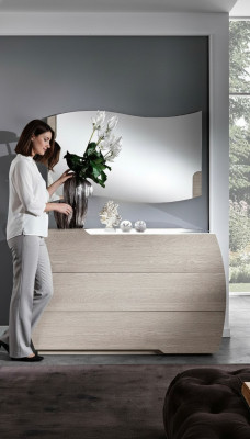 Dresser with mirror set dressers wood group bedroom modern set new
