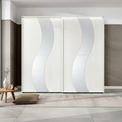 Wardrobe with sliding doors bedroom closet closets wood design modern