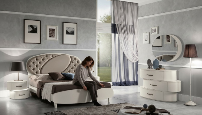 Chesterfield double bed bed bed frames beds upholstered bed luxury furniture Italy