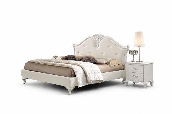 Luxury bed classic beds bed frames double modern double bed modern white