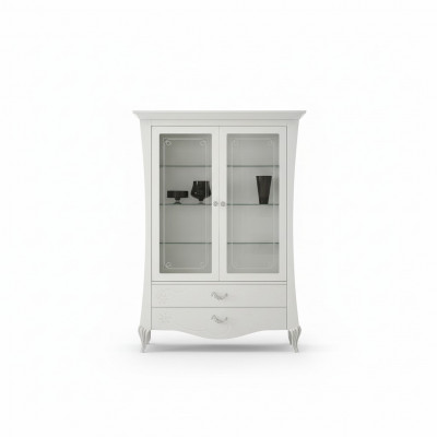 Luxury display window showcase cabinet glass cabinet style Italy modern design wood
