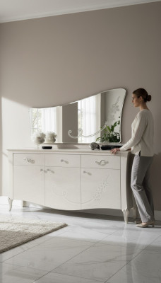 Sideboard dresser cabinet side low board furniture dressers designer cabinets wood