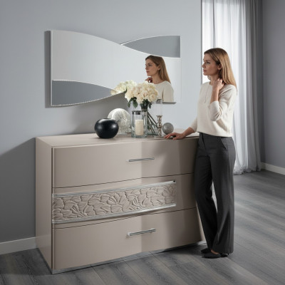 Dresser Dressers Console Bedroom Modern Wood Luxury Design Cabinets Style New