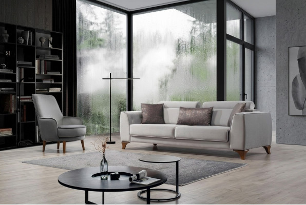 Seating set couch 3+1 seat set design sofas sofa baroque upholstered armchair