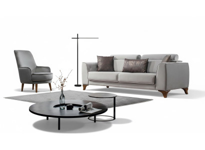 Seating set couch 3+1 seat set design sofas sofa baroque upholstered armchair