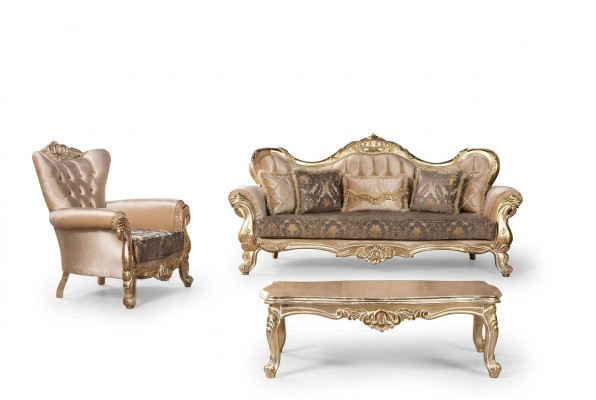 Luxury Sofa Set 3+1 Seater Set Armchair Sofas Seat Fabric Living Room New