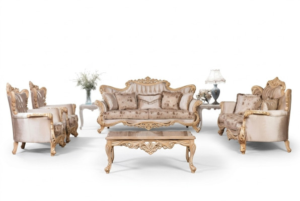 Sofa set 3+3+1+1 seater coffee table suite sofa sofas set 5-piece