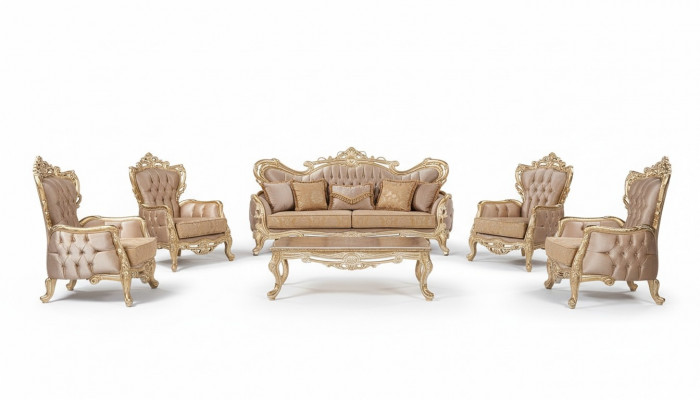 Sofa set 3+3+1+1 seater coffee table sofa armchair sofas relax luxury set 5-piece