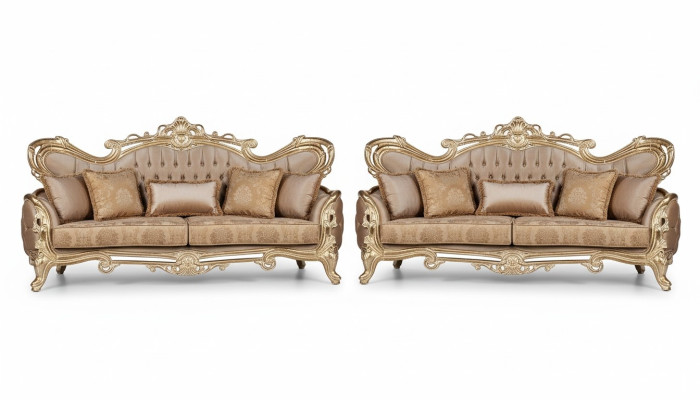 Sofa set 3+3 seater sofa armchair sofas relax luxury set living room baroque 2-piece