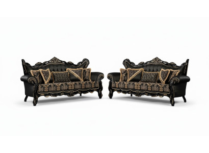 Sofa set 3+3 seater sofa armchair sofas luxury suite set polyester fabric new
