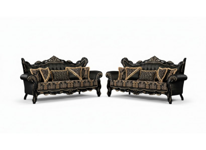 Sofa set 3+3 seater sofa armchair sofas luxury suite set polyester fabric new