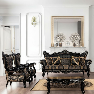 Sofa set 3+1+1 seat sofa armchairs luxury set fabric living room furniture