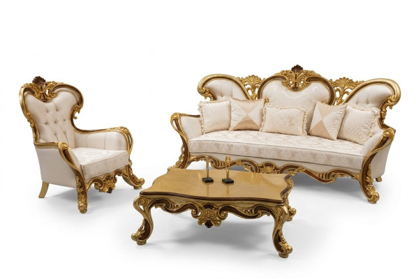 Living Room Set Upholstery Sofa Set 3+1 Seater Sofa Armchair Sofas Fabric Group Living Room New