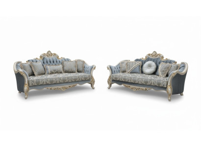 Group Sofa Set 3+3 Seater Luxury Sofa Armchair Sofas Fabric Classic Set New