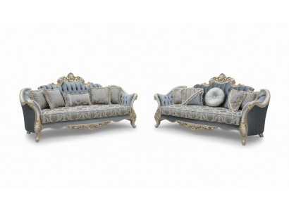 Group Sofa Set 3+3 Seater Luxury Sofa Armchair Sofas Fabric Classic Set New