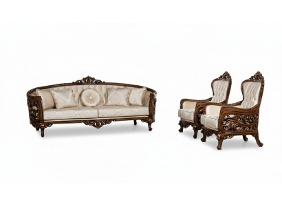 Upholstery Set Sofa Set 3+1+1 Seat Sofa Armchair Sofas Fabric Living Room 3-piece