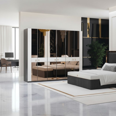 Bedroom wardrobe wood furniture Italian style wardrobes closet new