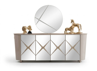 Dresser Italian Style Dressers Gold Sideboards Solid Wood Furniture Dressers