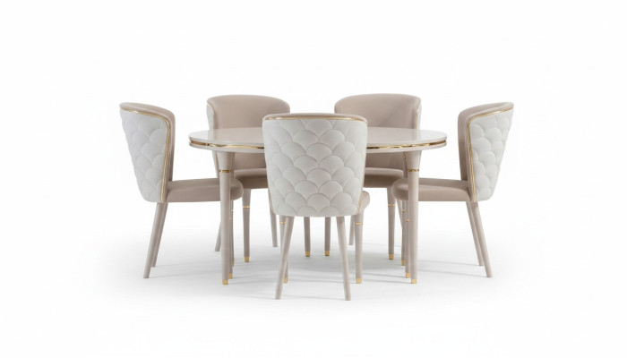 Dining room 6x chair set furniture set chairs dining set dining group furniture group backrest